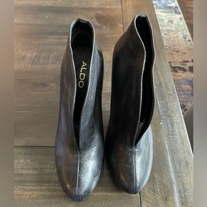 Black Aldo Booties. Size 8